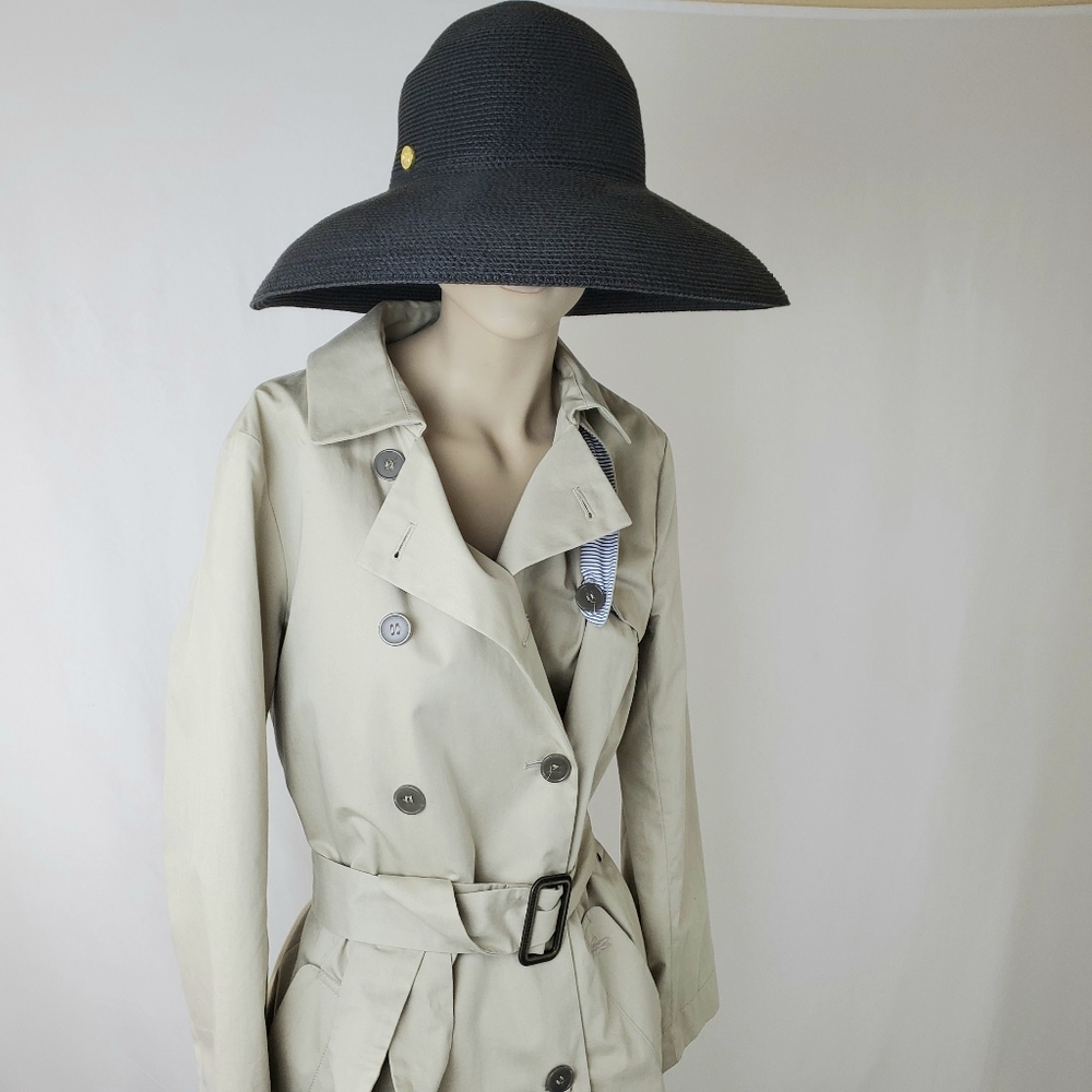 Eric Javits Like New Wide Brim Packable Woven Hat